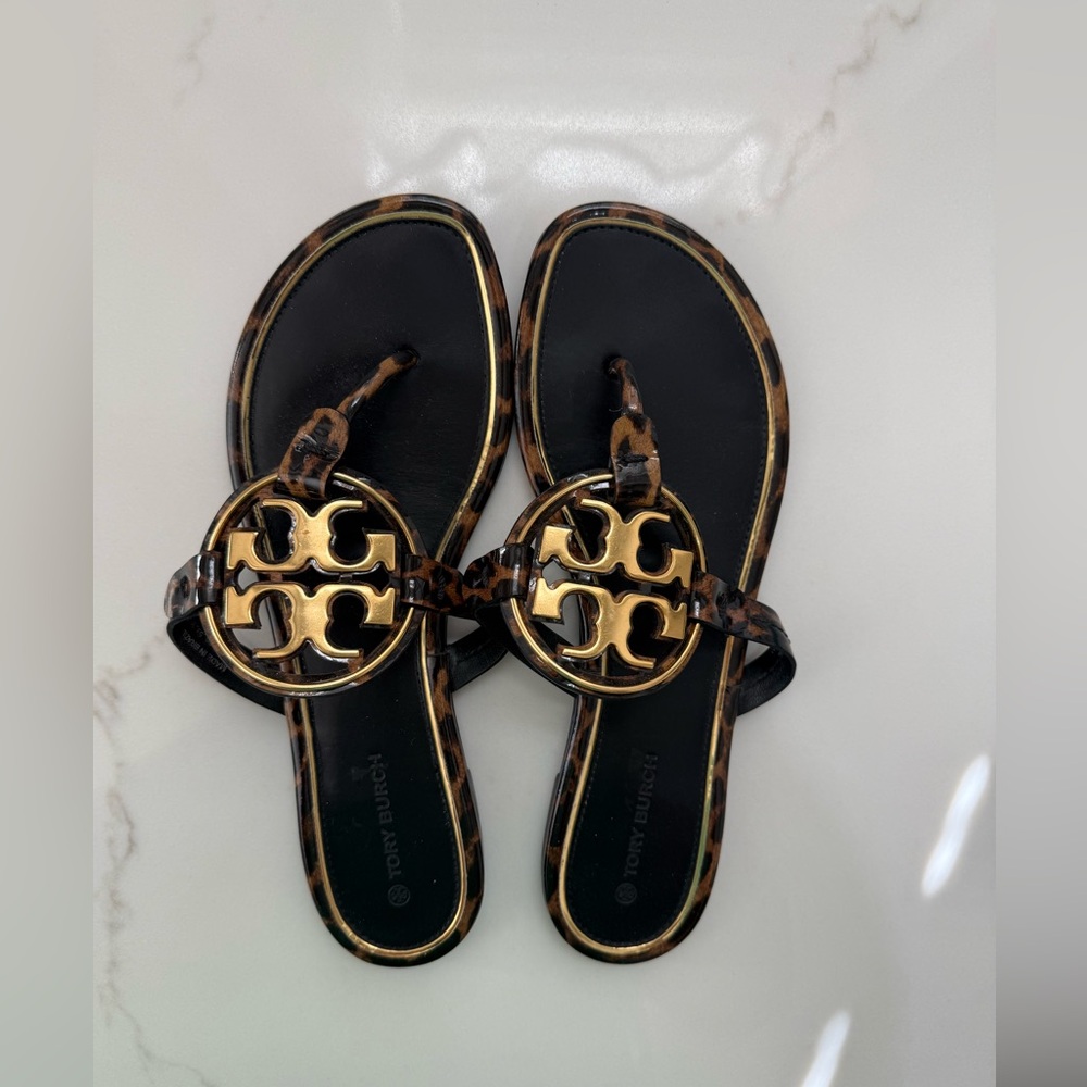Tory Burch Miller Barbados Patent Leather Sandal